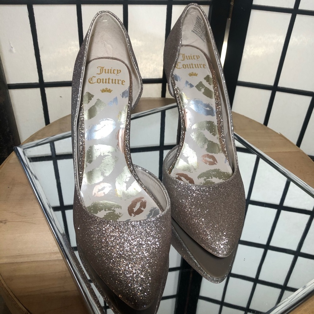Juicy Couture, Glitter Heel size 7.5
